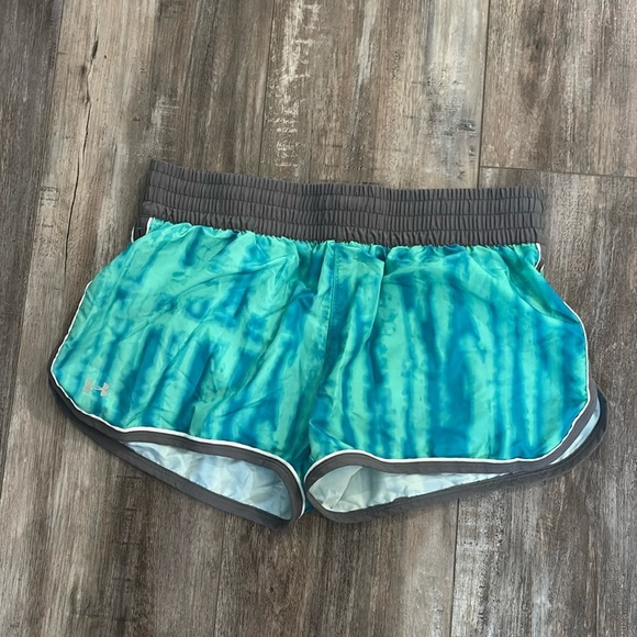 Under Armour shorts blue and green tie dye large - Picture 1 of 9